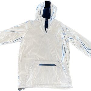 Reflective rain jacket